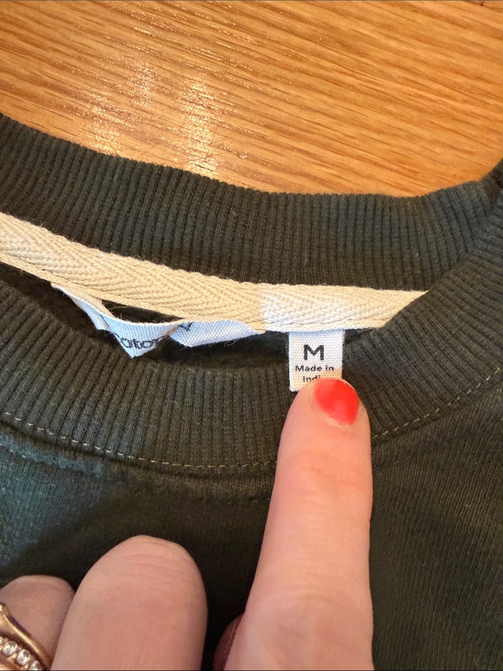 Cotopaxi Do Good. Crewneck Sweatshirt - dark olive medium - Picture 3 of 7